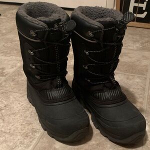 Kamik Black Winter Snow Boots Men’s Size 6